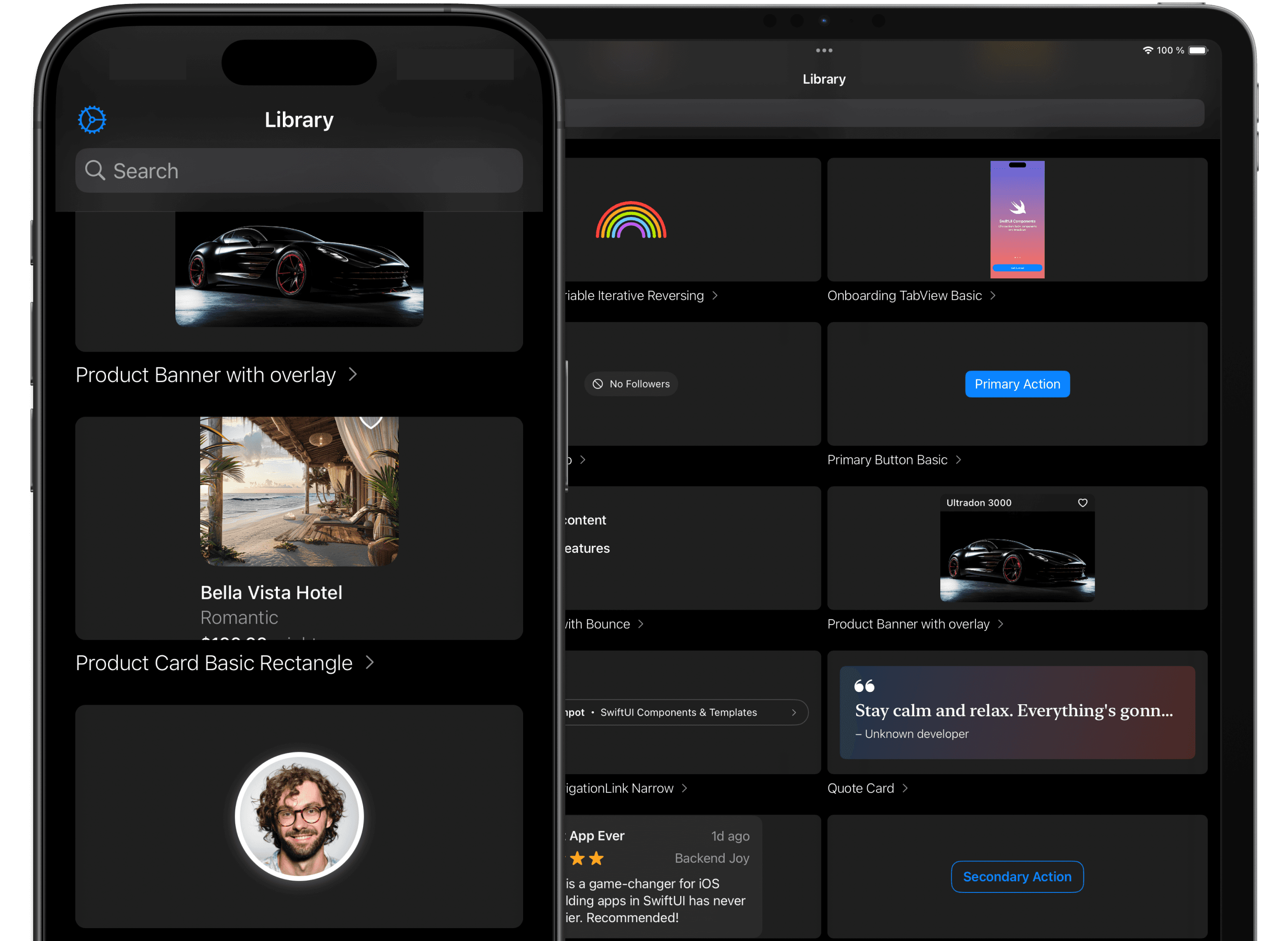 Compot app main screen