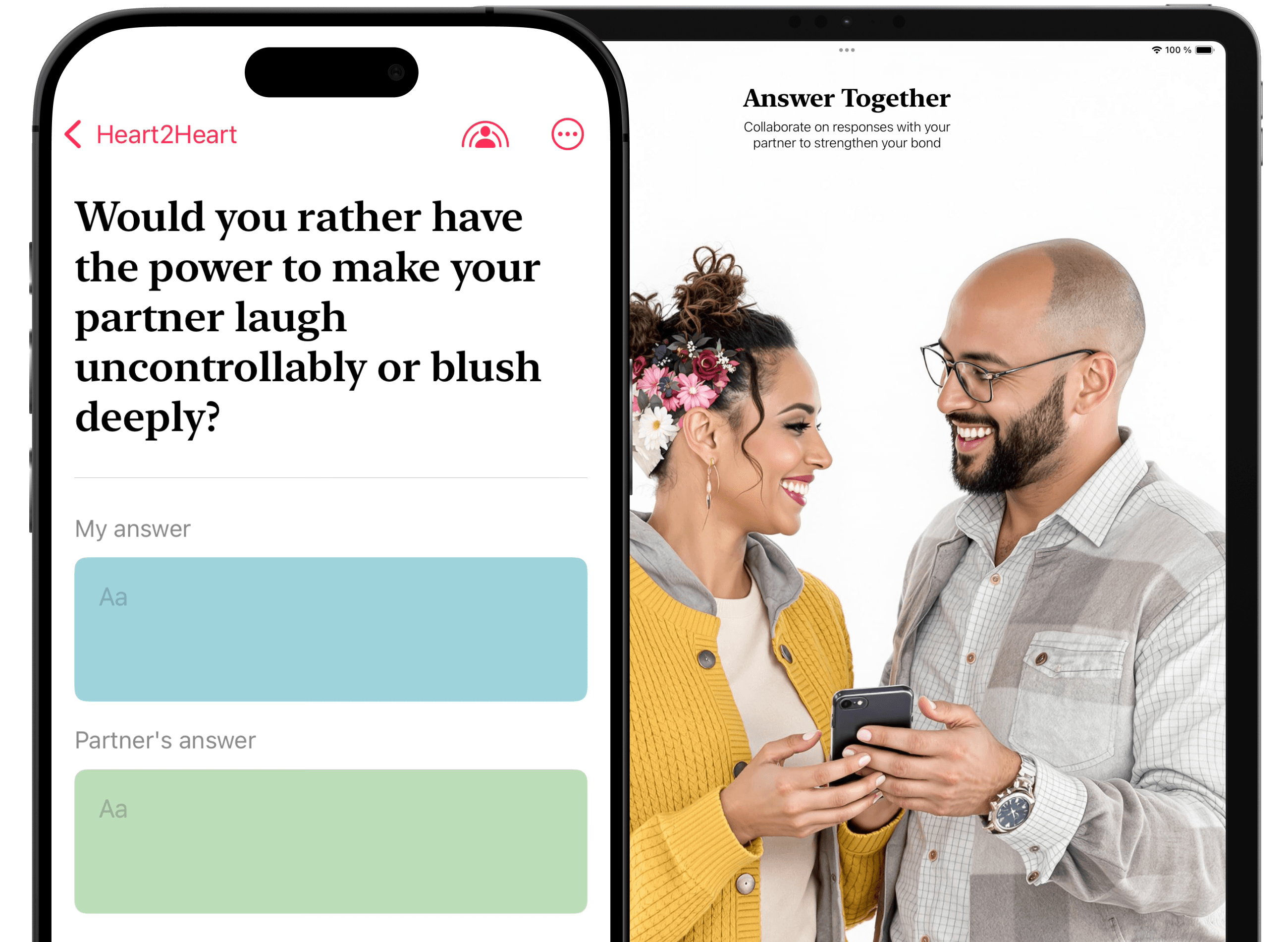 Heart2Heart main screen