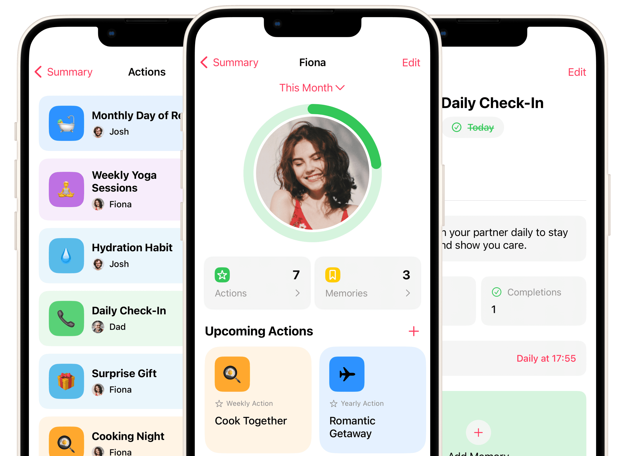 Kindest app main screen